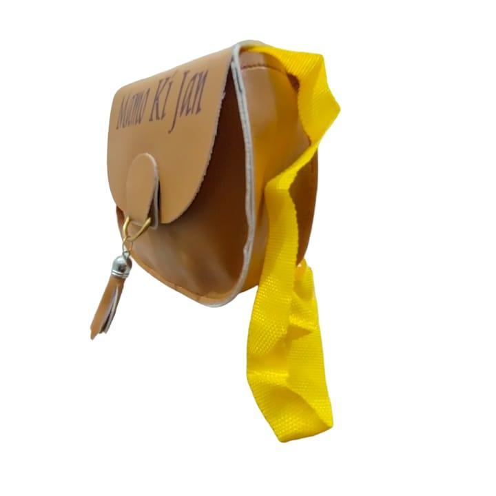 Mamo Ki Jan Leather Crossbody Bag for Kids