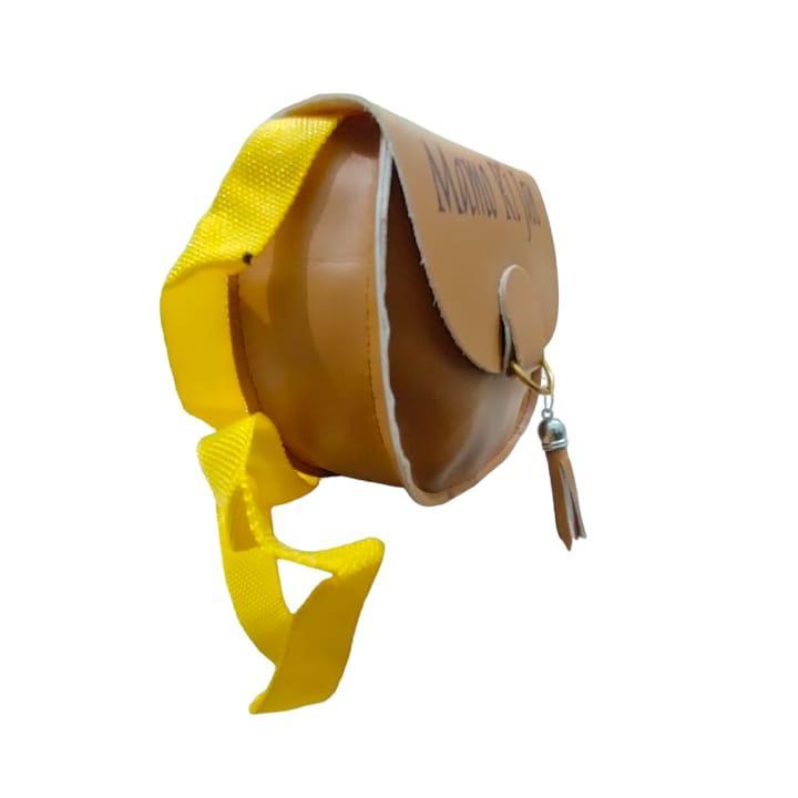 Mamo Ki Jan Leather Crossbody Bag for Kids