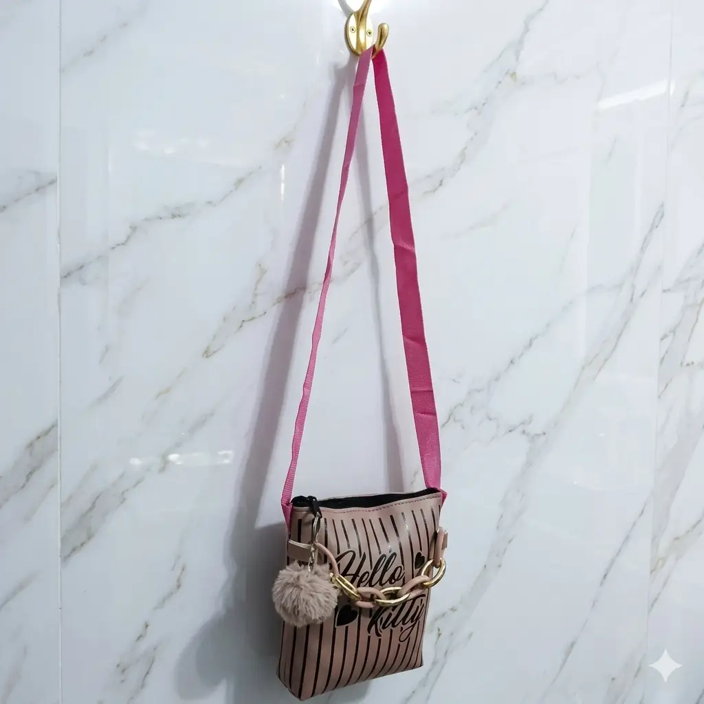 Girl's Kids Trendy Crossbody Bag With Long Strap