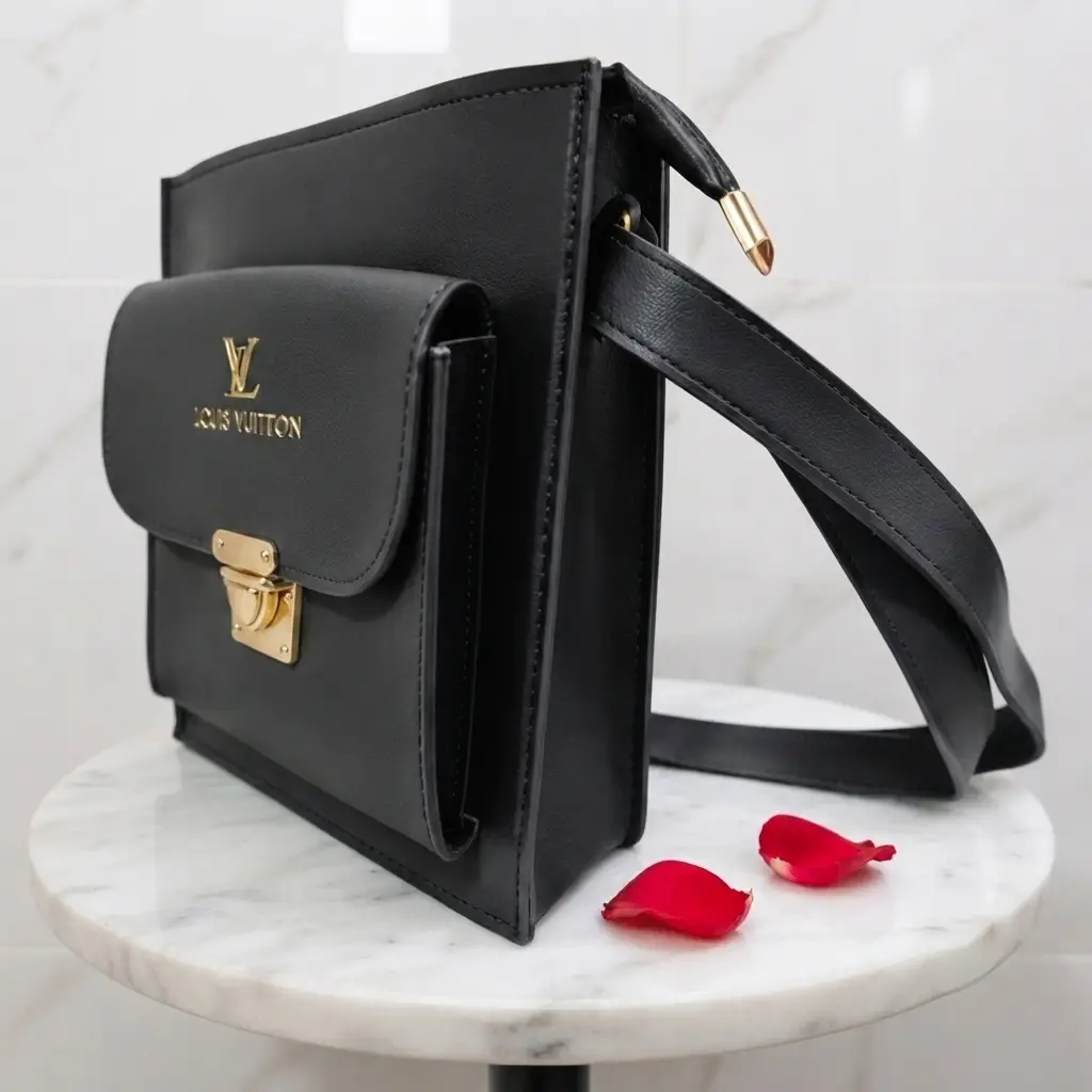 Ladies Vertical Crossbody Bag With Adjustable Long Strap