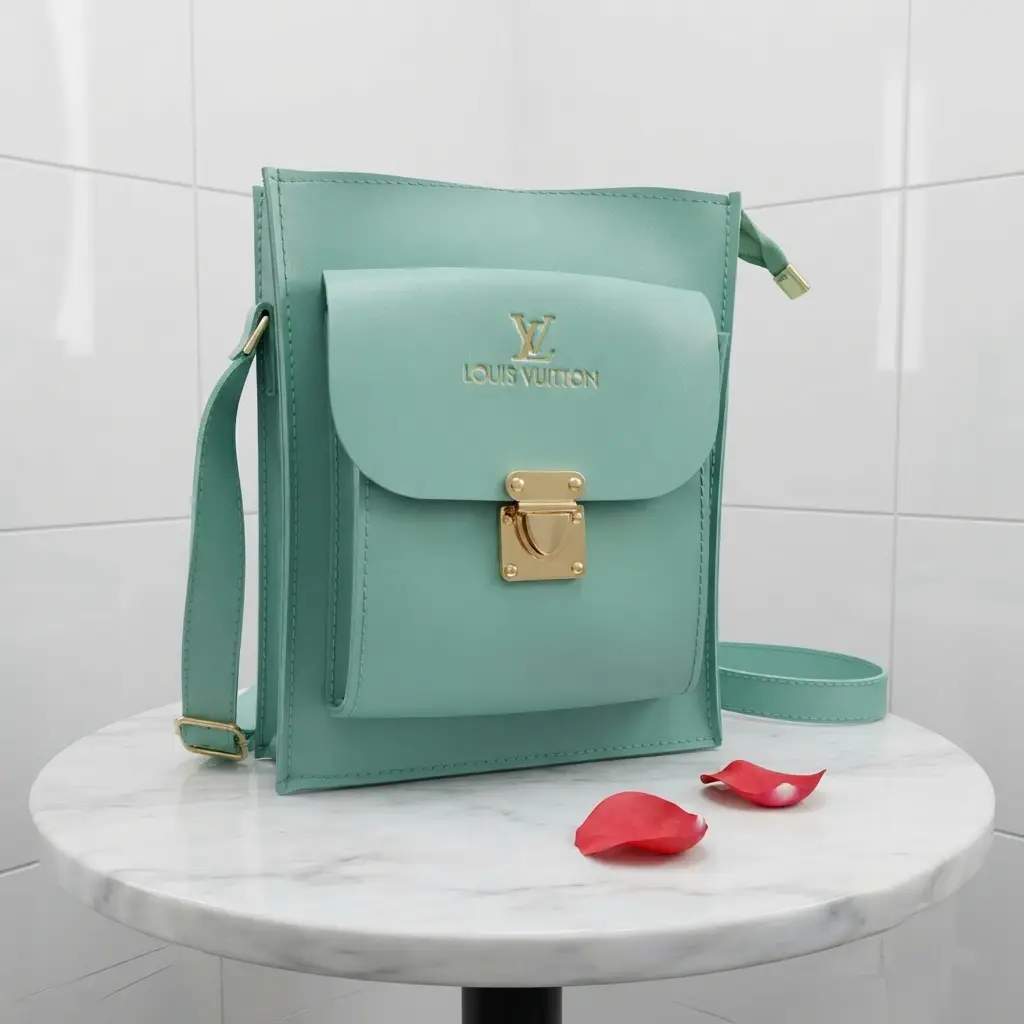 Girl's Royal Vertical Sling Crossbody Bag With Long Adjustable Strap