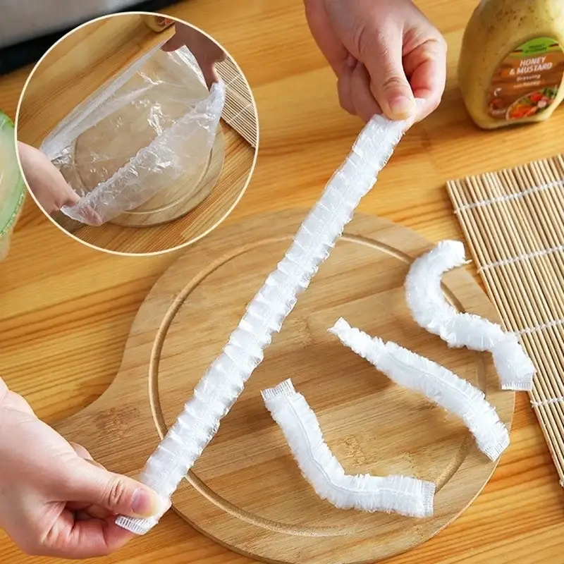 100pcs Reusable Food Cover Adjustable Disposable Food Cover