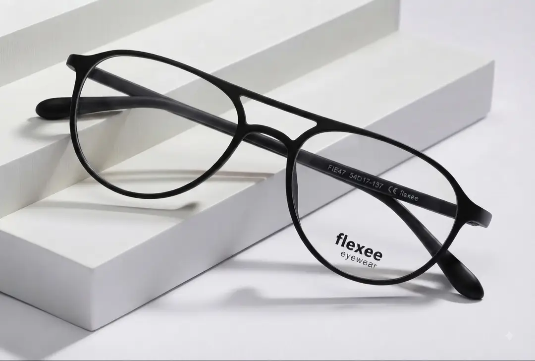Premium Matte Black Eyewear Frame