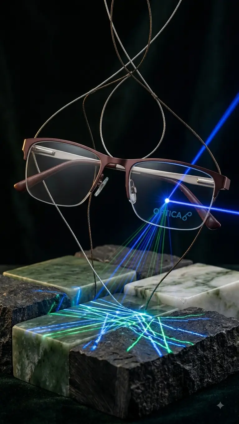 Premium Matte Brown Eyewear Frame
