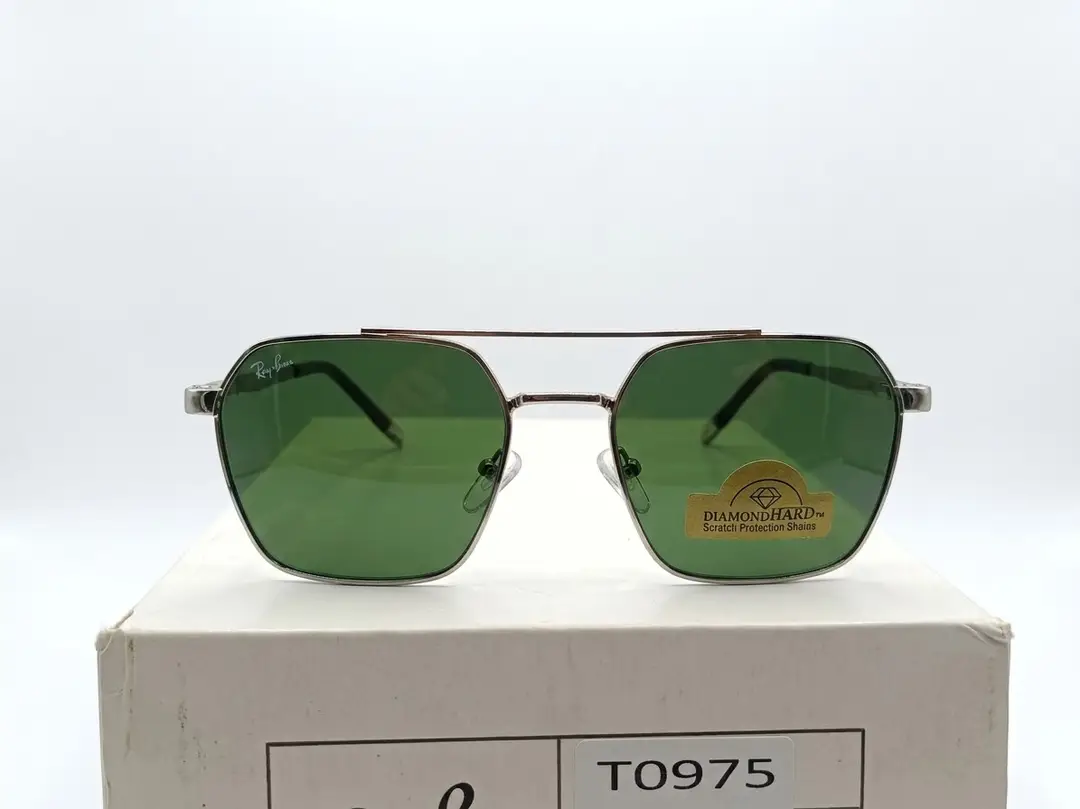 Men's Silver Double Bridge Sunglasses