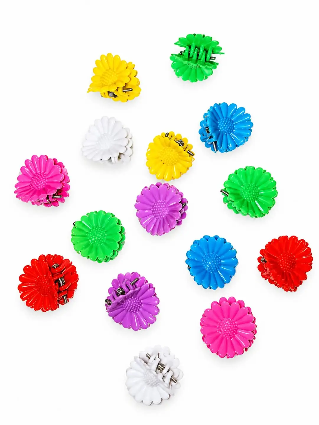 15 Pcs Girl's Colorful Hair Clips For Styling And Fun Play