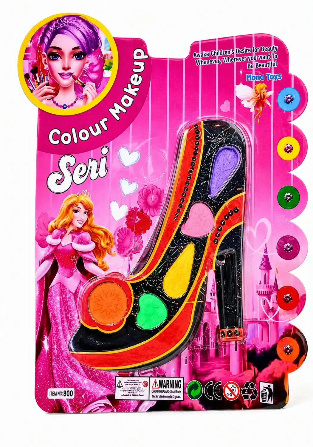 Girl's Plastic Toy Makeup Kit