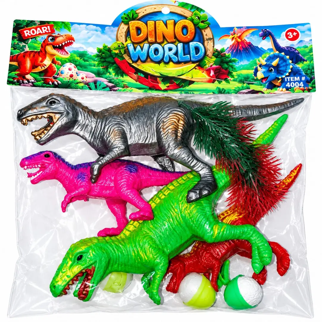 The Multi-Color Dinosaur Toy - Best For Kids 3+ Ages