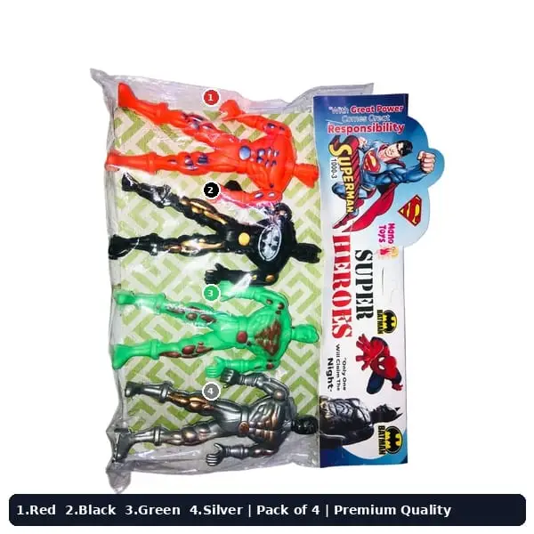 Boy's Plastic Avengers Action Figure For 3+ Ages Kids