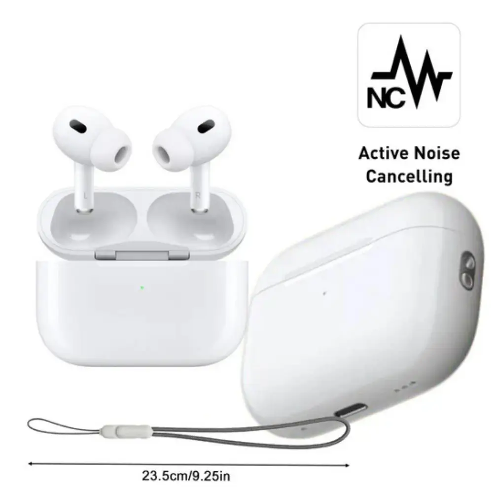 Earbuds  Pro 2nd Gen Wireless Earbuds with ANC (Active Noise Cancellation) – MagSafe Charging Case & Lanyard Loop Included