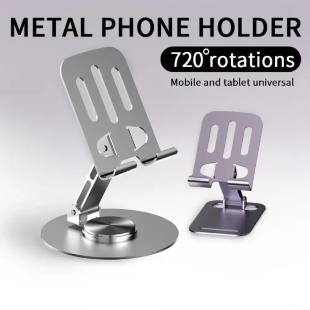 Mobile Phone Holder 720* Degree Fully Rotation Metal Body