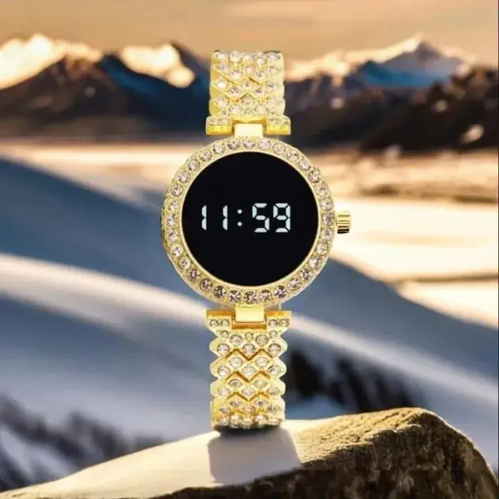 Men's Rolex Style Diver Watch with Date Function | Silver Golden Dial Women's Slim And Classy Dial |Feminine Look