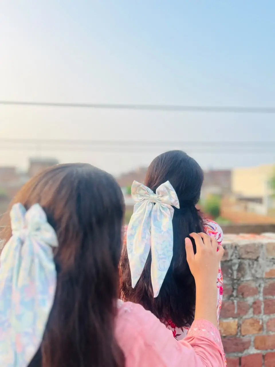 3 Handmade Hair Bow Different Colors