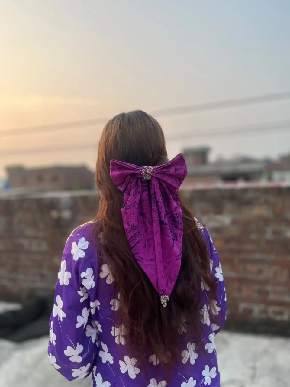 3 Handmade Hair Bow Different Colors