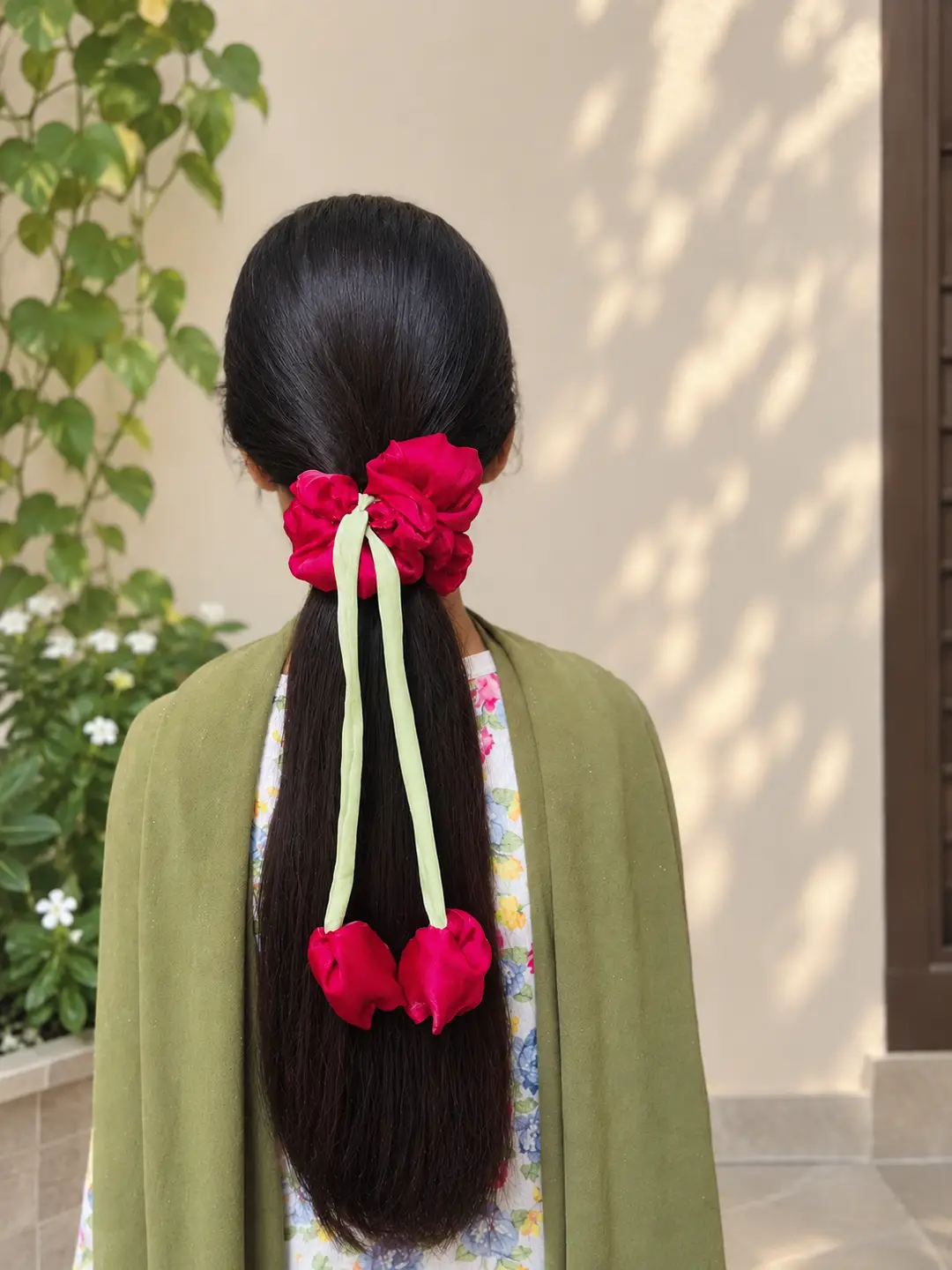 Pack of 10 Tulips Scrunchies