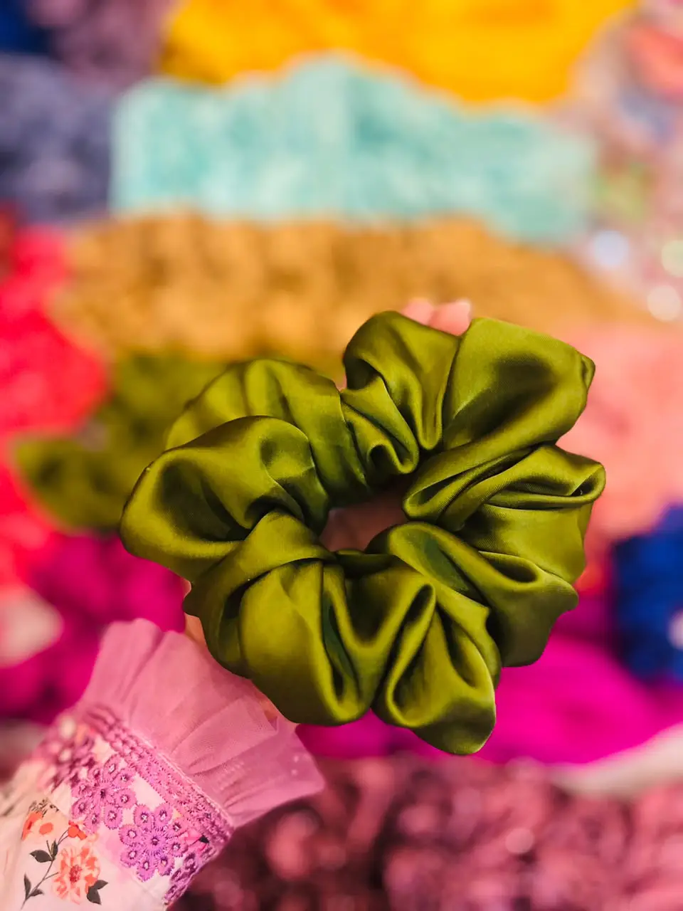 Pack of 10 Hair Scrunchies