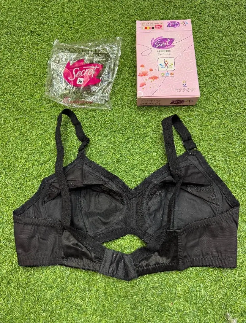 Cotton Embroidered Comfortable And Breathable Full Cup Bra
