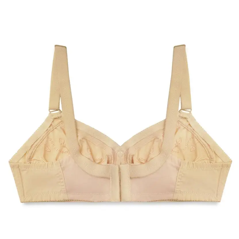 Cotton Embroidered Comfortable And Breathable Full Cup Bra