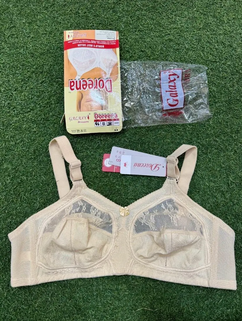 Original Galaxy/Triumph (Doreen Bra) Nylon Plain Light Weight Full Cup Bra