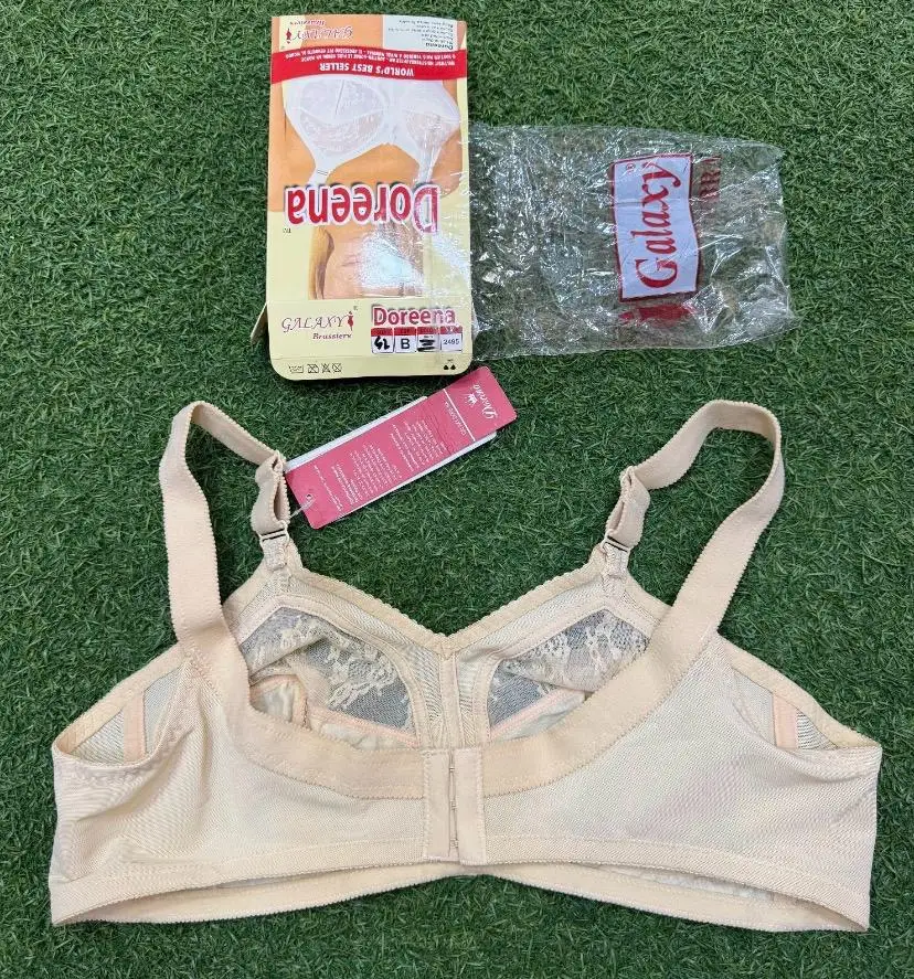 Original Galaxy/Triumph (Doreen Bra) Nylon Plain Light Weight Full Cup Bra