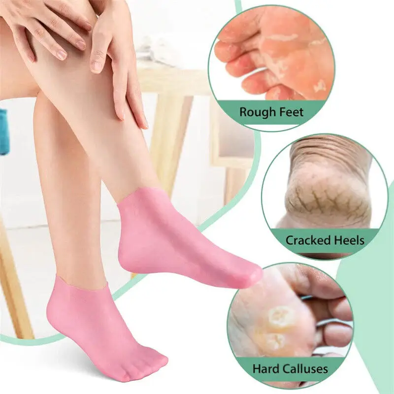 Moisture Silicone Gel Spa Socks for Soft Feet