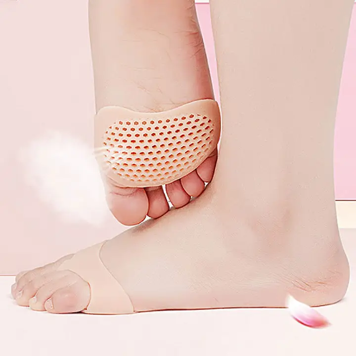 Silicone Gel Forefoot Cushion Pads Pain Relief for Foot Care Foot Support