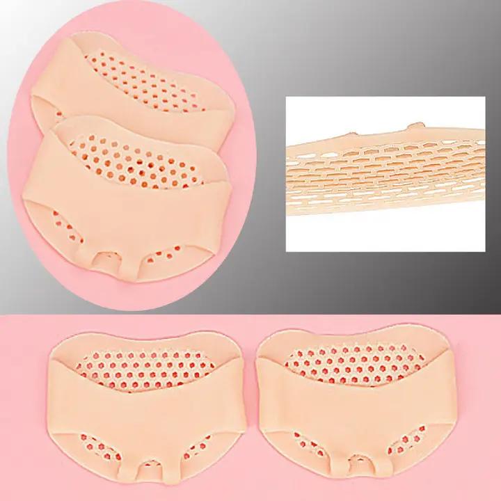 Silicone Gel Forefoot Cushion Pads Pain Relief for Foot Care Foot Support