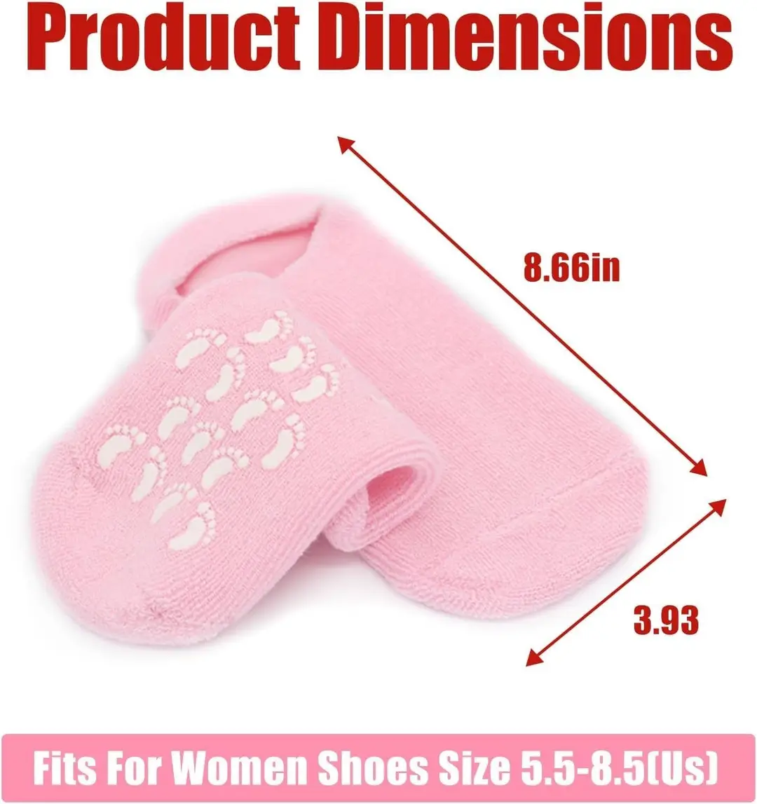 Moisturizing Silicone Spa Gel Heels Socks for Cracked Feet