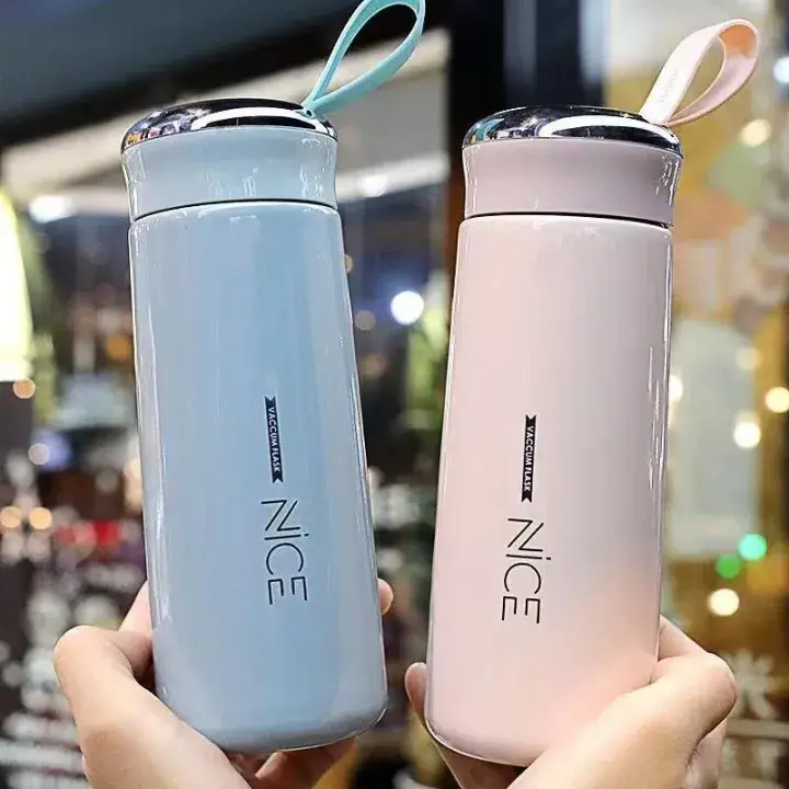 Nice water bottle 400ml Glass Water Bottle