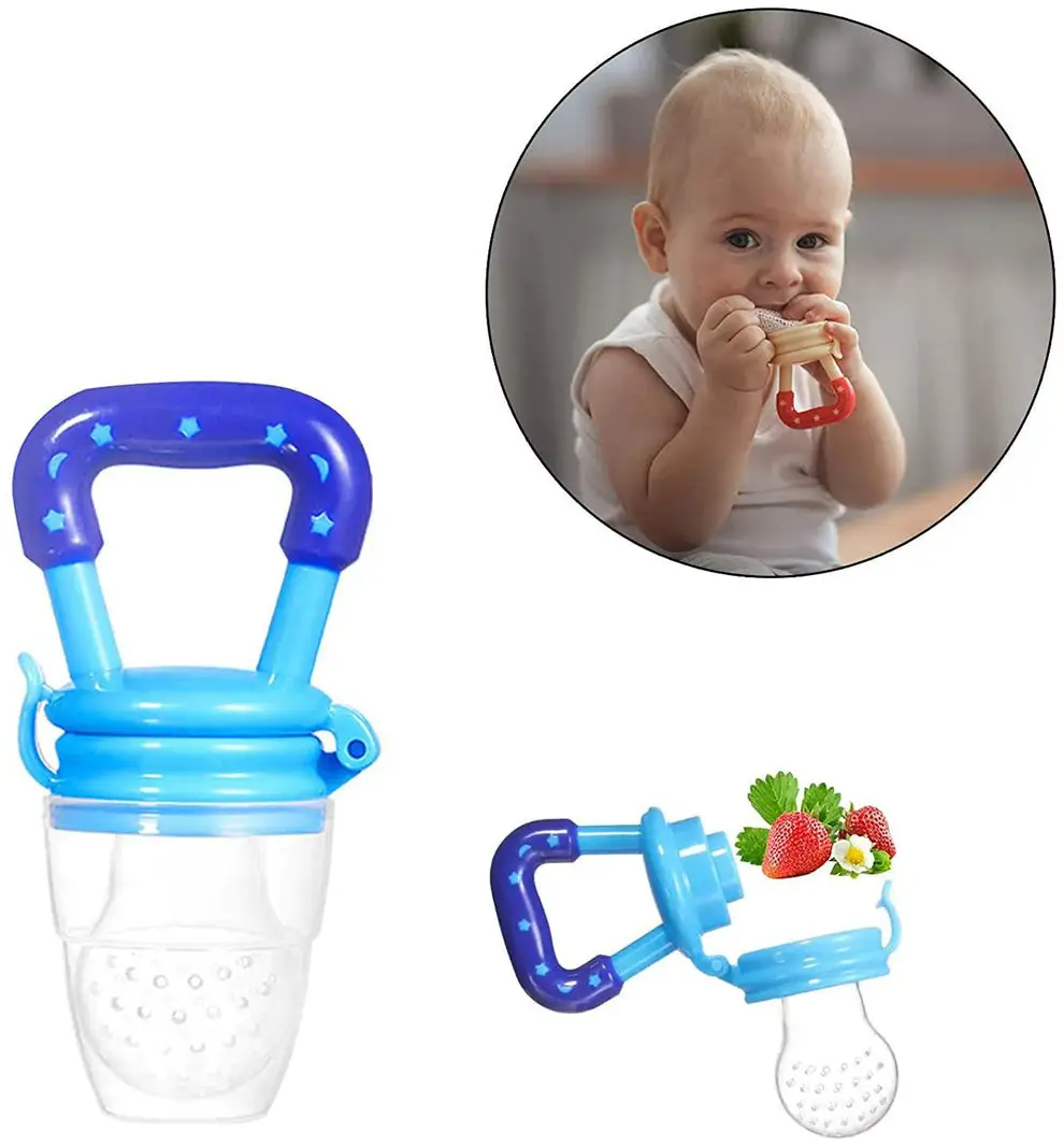 Combo Pack Baby Spoon Feeder 90ml Bottle With Baby Fruit Pacifier