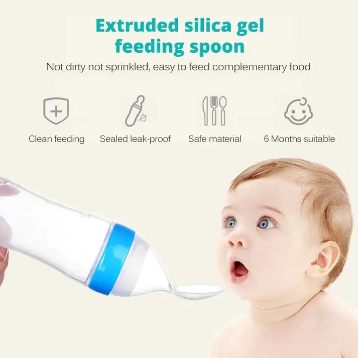 Combo Pack Baby Spoon Feeder 90ml Bottle With Baby Fruit Pacifier