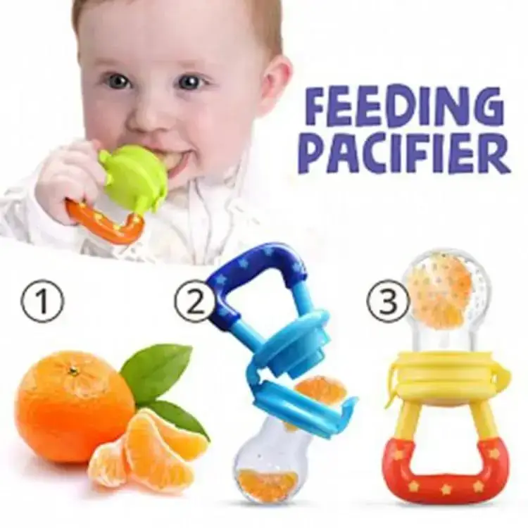 Pack of 2 Baby Fruits Pacifier Food Feeder