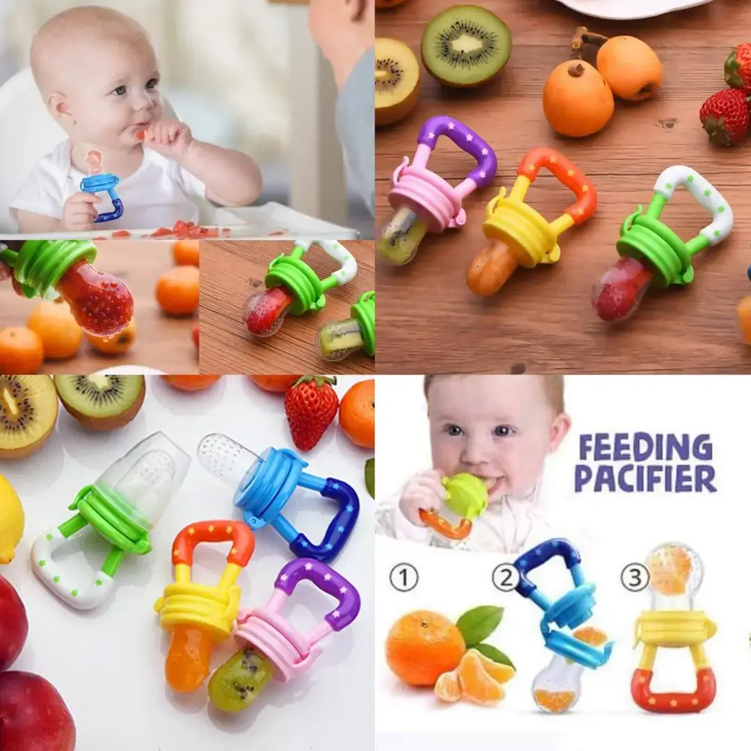 Pack of 2 Baby Fruits Pacifier Food Feeder