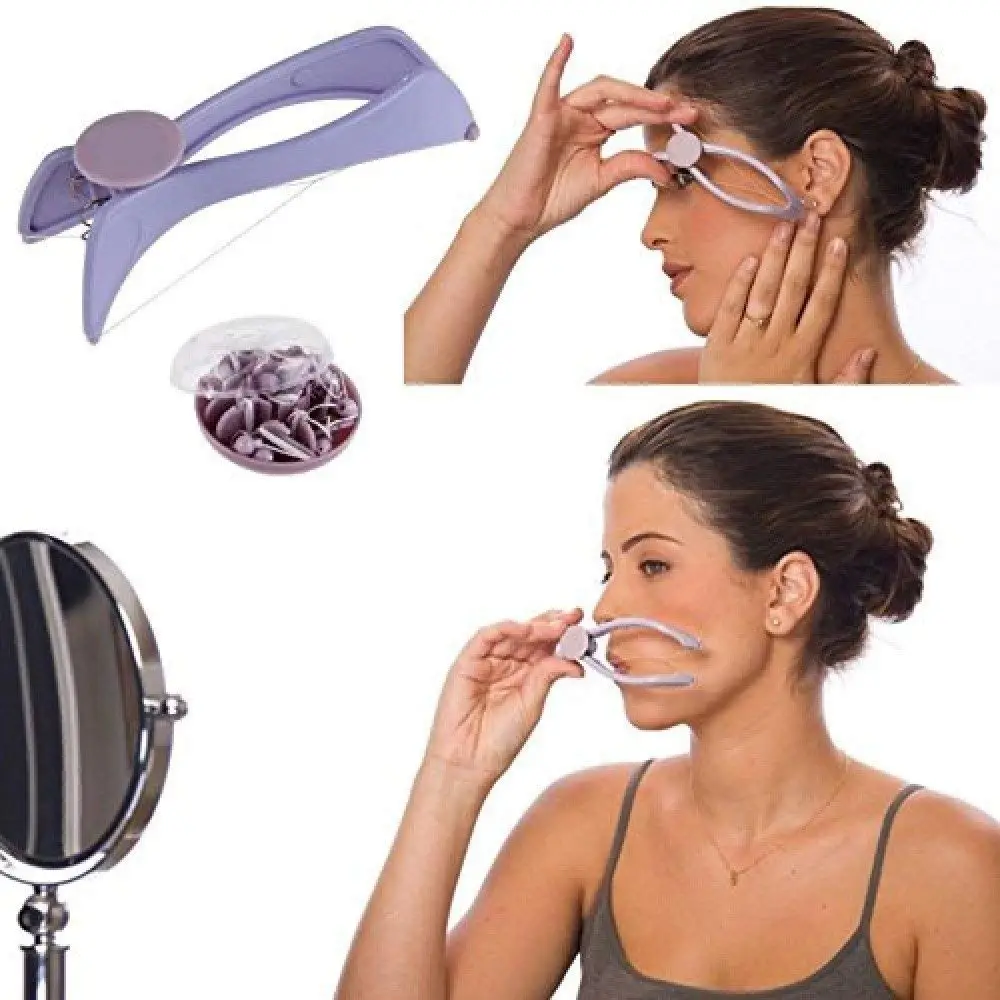 Face and Body Hair Threading System with 10 Threads