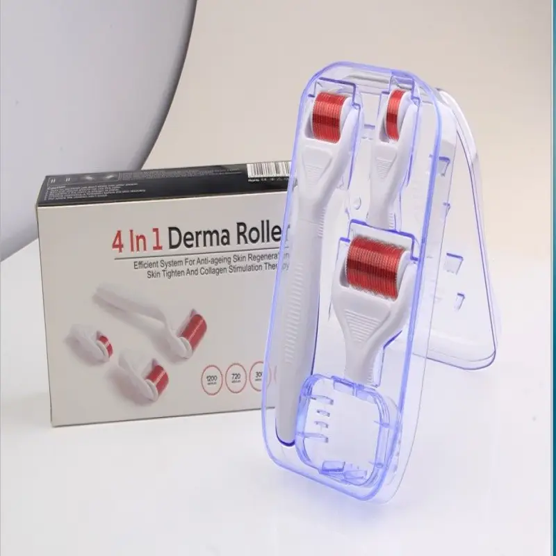 4 in 1 Derma Roller For Skin Therapy | Facial Derma Roller