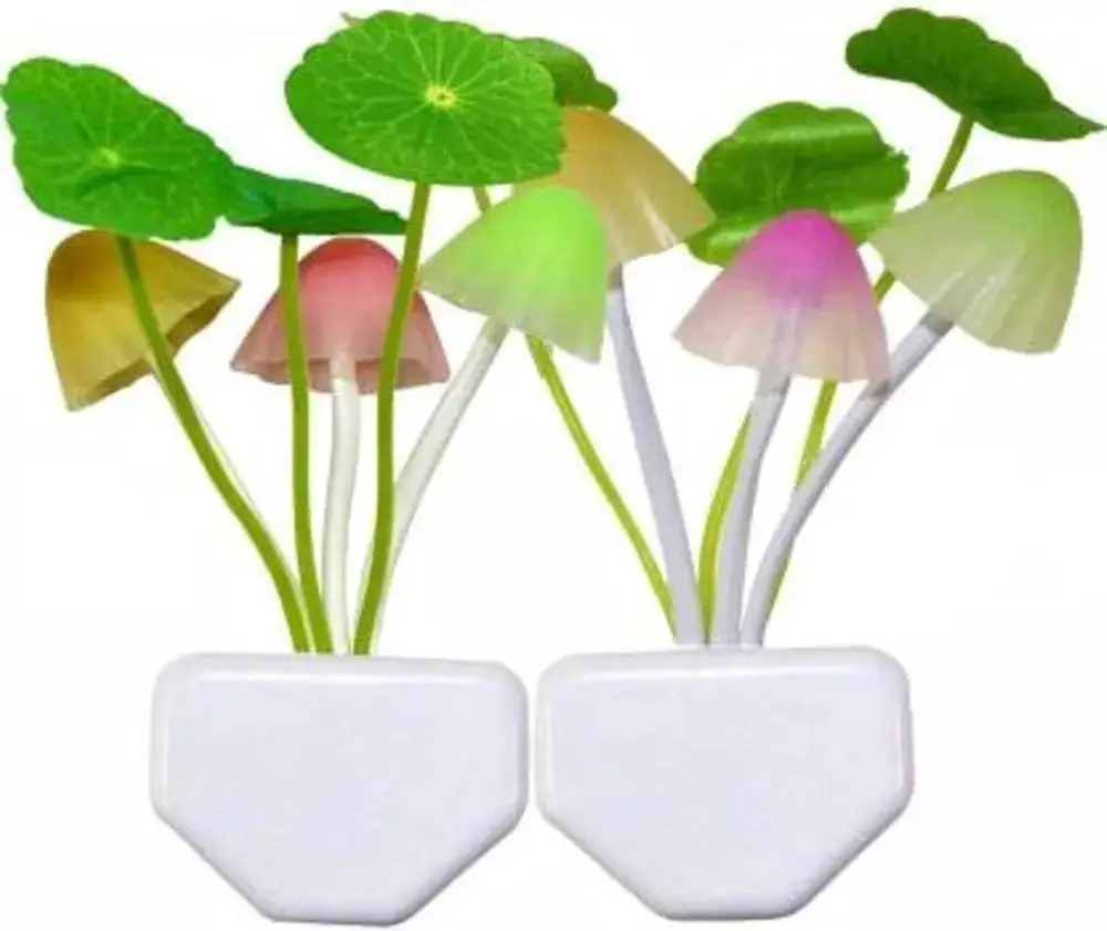(Pack of 2) Automatic Sensor Mushroom LED Night Light