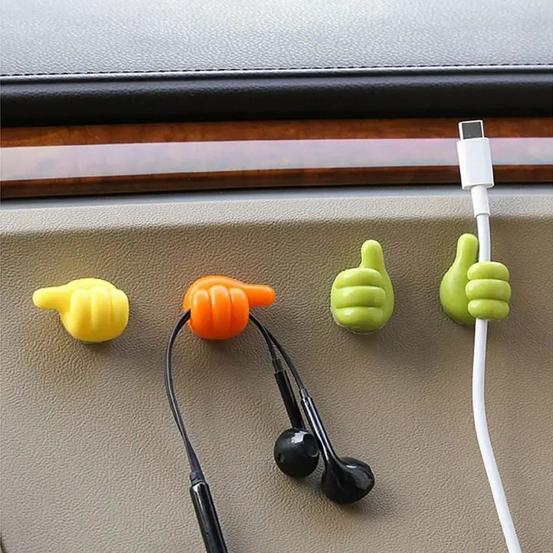 10 Pcs Silicone Thumb Hooks Wall Mount Hooks