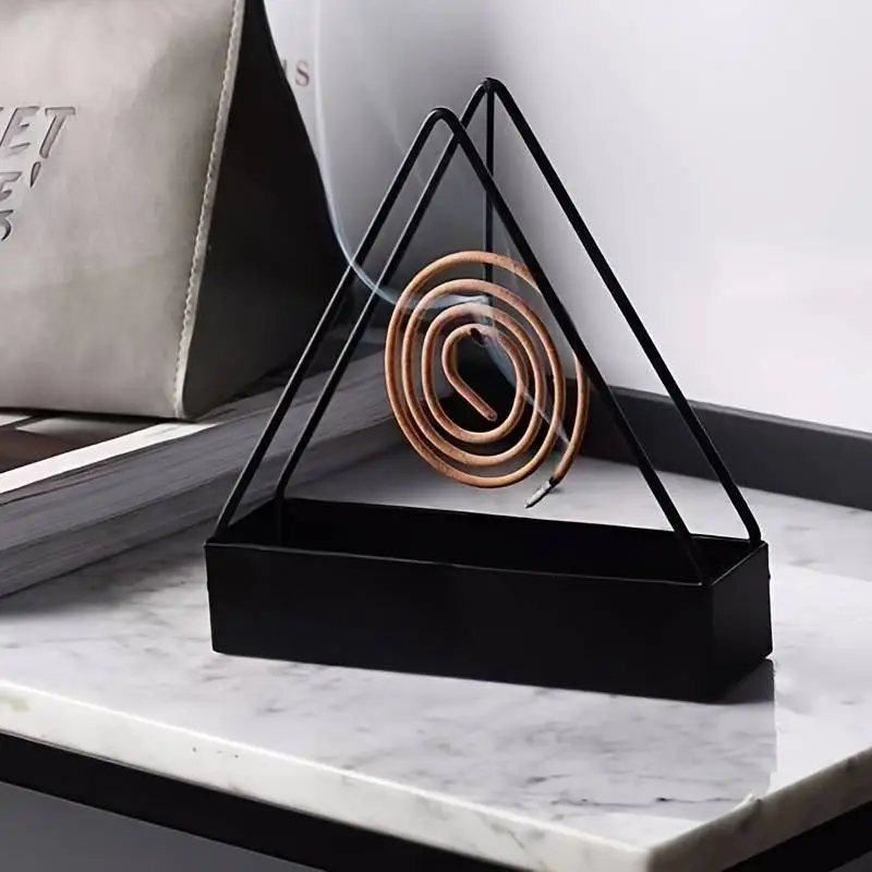 Triangle Shaped Metal Mosquito Coil Holder