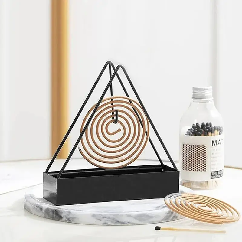 Triangle Shaped Metal Mosquito Coil Holder