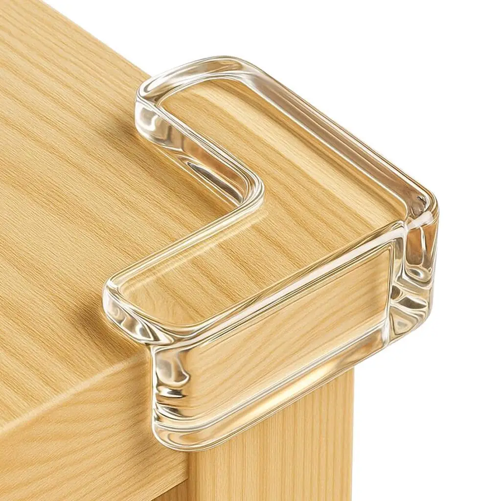 8 Pcs Table Corner Protector Transparent | Baby Bed Corners Edge Protector