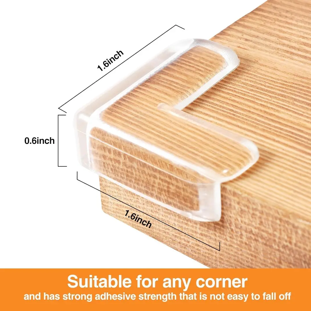 8 Pcs Table Corner Protector Transparent | Baby Bed Corners Edge Protector