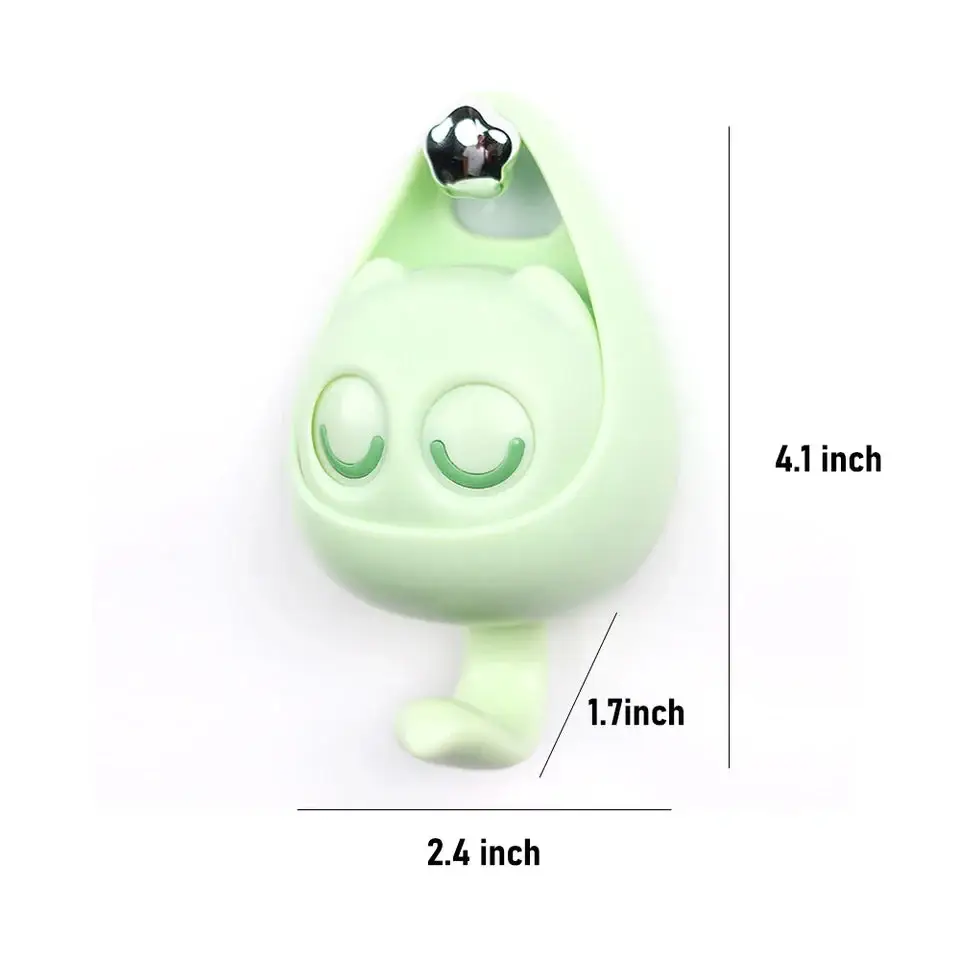 (Pack of 2) Cute Cat Keychain Holder Wall Mount Hooks