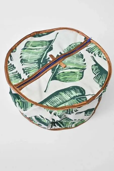 Cotton Zip Roti Box Foldable Storage Hot Pot for Roti