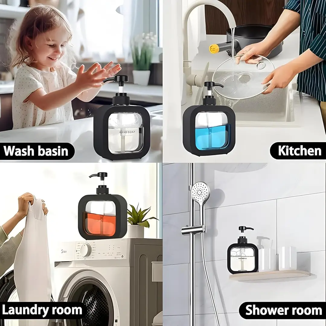 Hand Wash Dispenser Bottle Shampoo Liquid Bottle 500ML