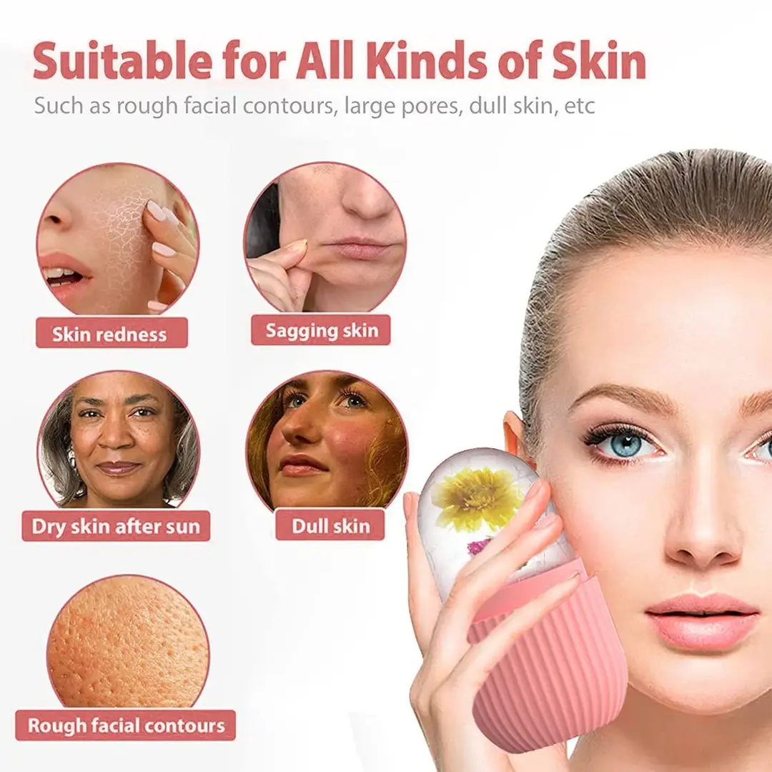 Silicone Face Ice Roller