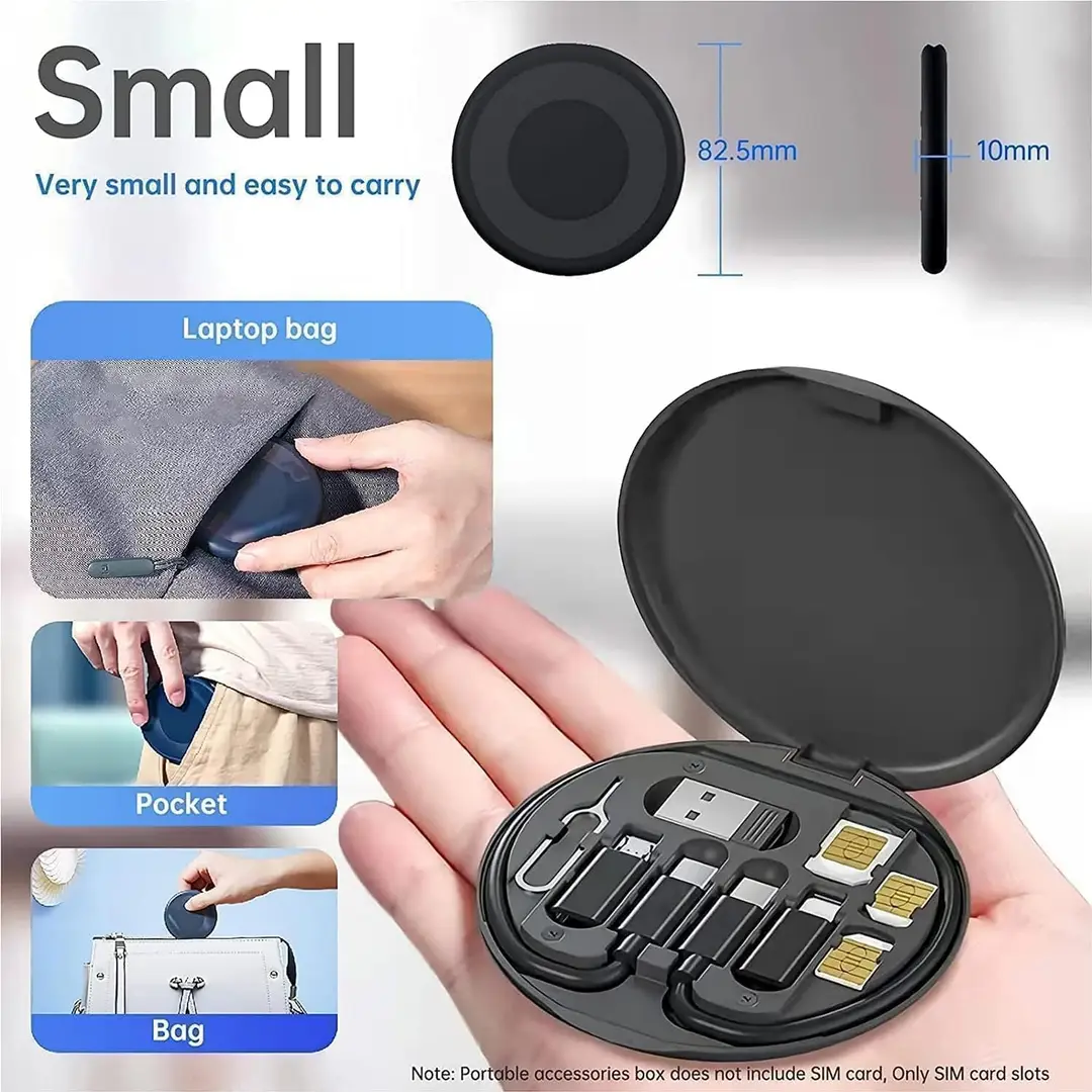 60W Multifunctional Fast Charging Data Cable Kit 5 in 1