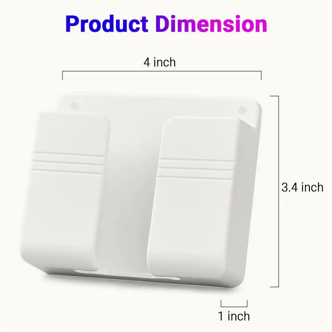 Wall Mounted Mobile Holder White 1Pc