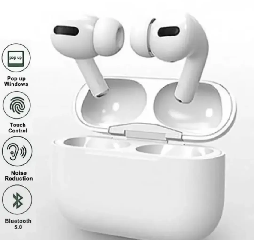 Black Long-Lasting Battery With Fast Charge Earbuds