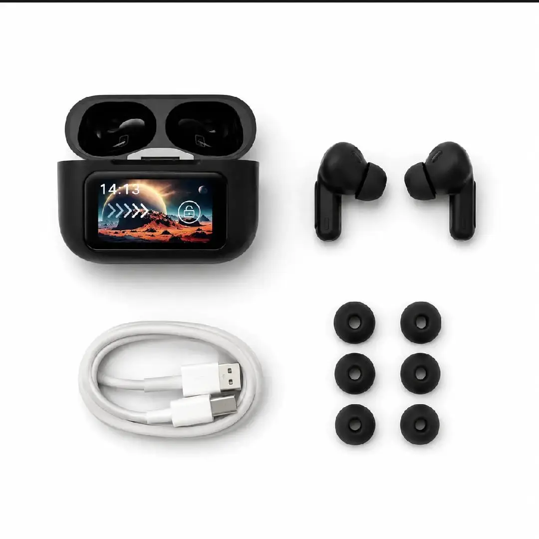 Black In-built Microphone 132 Earbuds