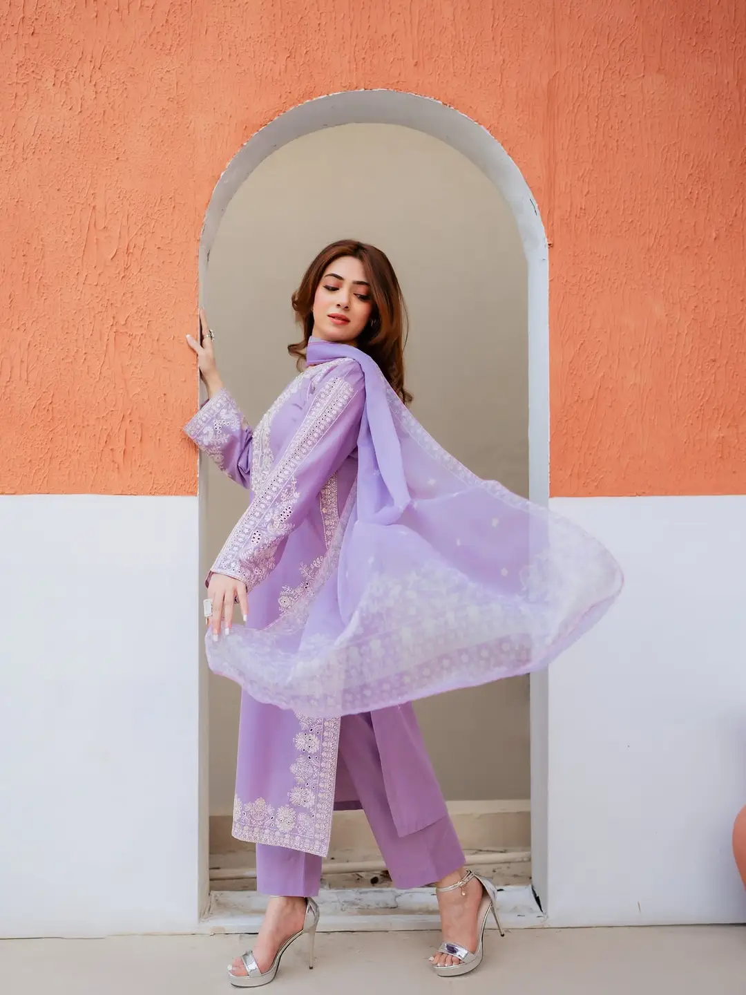 3 Pcs Women's Unstitched Embroidered Suit most hit code of 2026